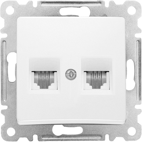 ISDN-Dose 2-f. CAT5 RJ45 Lilllium